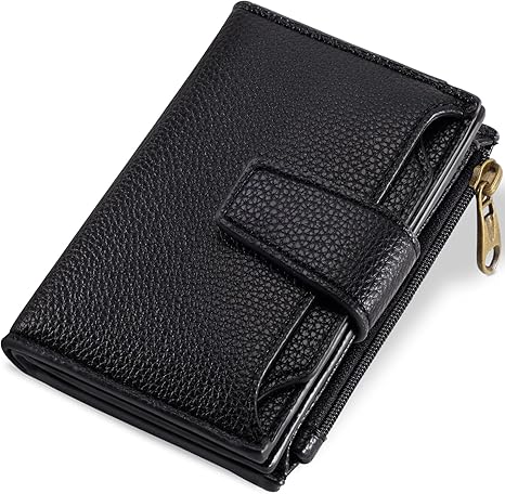 クラシックなブラックのエレガントな財布